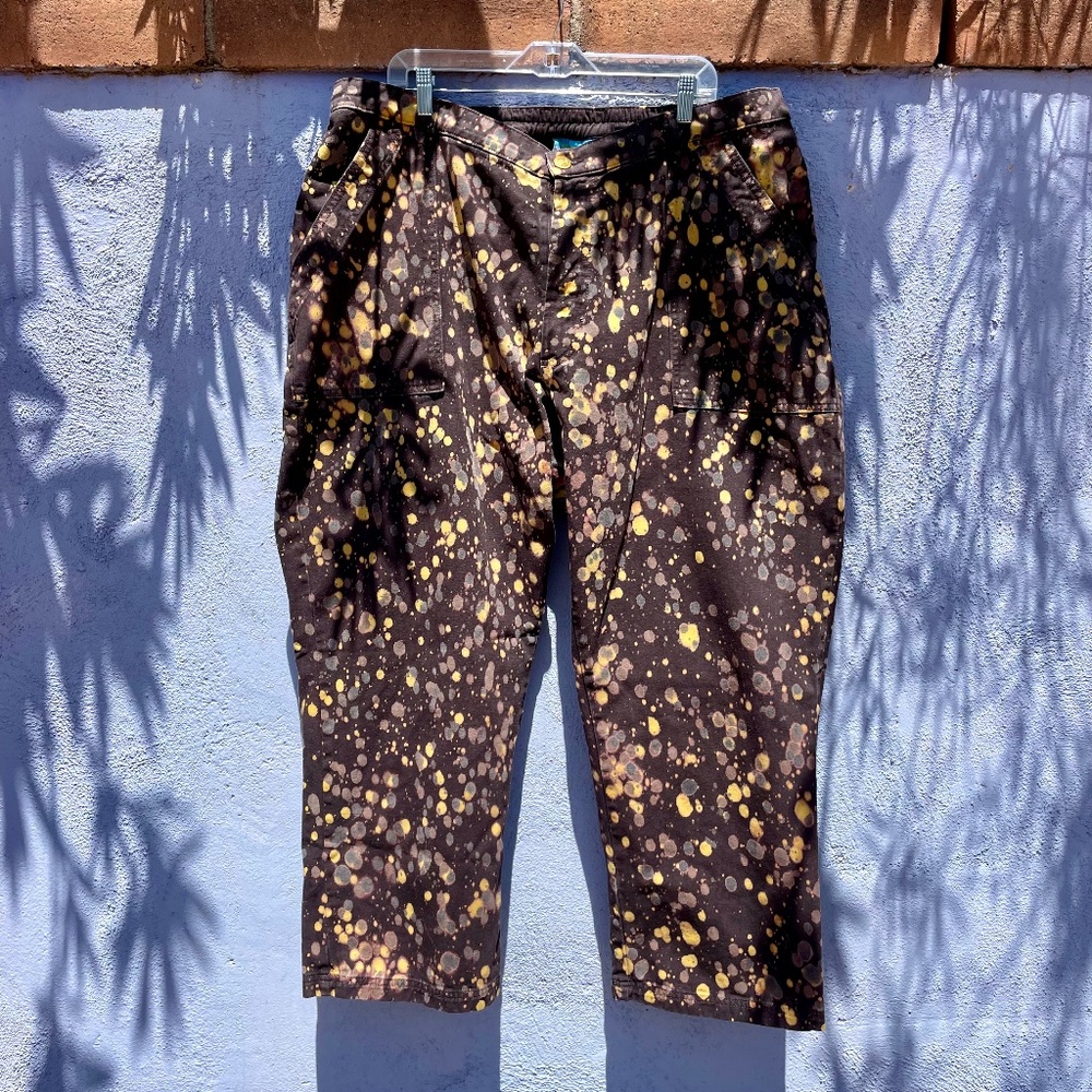 Big Bud Press Work Pants Brown Paint Splatter 2XL